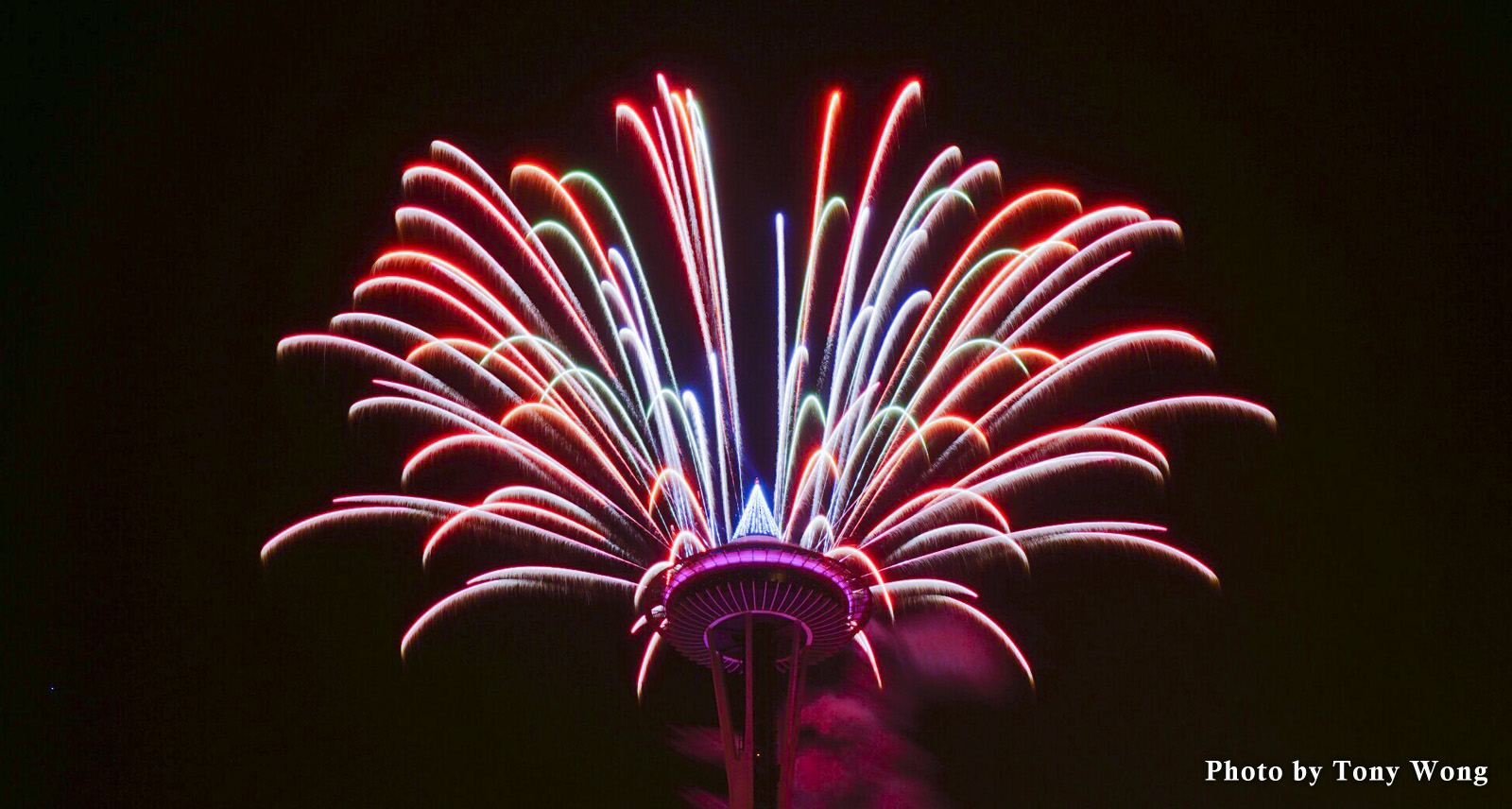 space needle firework 2015