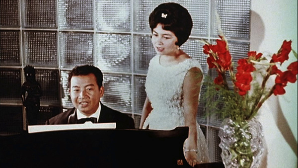 His Royal Majesty King Norodom Sihanouk and Her Royal Highness Norodom Monineath (film still courtesy of His Royal Majesty King Norodom Sihanouk)